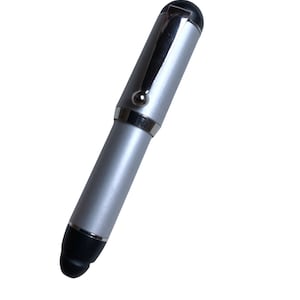 Filcao Micro Penna A Sfera LADYBUG Grigio Satinato - micro ballpoint pen, penna a sfera vintage, penna a sfera made in italy, biro italiana