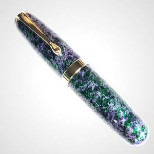 Penna A Sfera Vintage Filcao modello Oliver in lacca variegata, italian vintage ballpoint pen, penna a sfera retrò, penna a sfera italiana