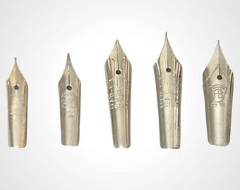 モンブラン ヴィンテージ ゴールドメッキ スチールペン先 細字（F