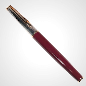 Penna Stilografica Waterman Hemisphere De Luxe Lacca Bordeaux Cappuccio Silver, stilografica vintage, penna retrò, vintage fountain pen