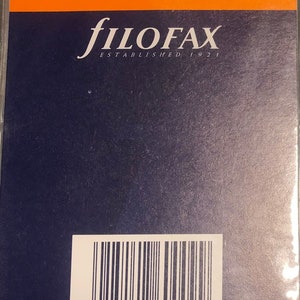 FILOFAX Organizer Ricambio Pocket - Fogli accessori NOS (New Old Stock), ricambi originali Filofax agenda pocket,  organizer vintage