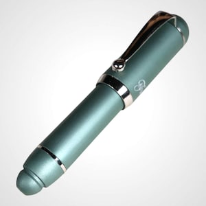 Filcao Micro Vulpen Lieveheersbeestje Groen Geanodiseerd Satijn, Verzamelpen, Portemonneepen, Zakpen, Vintage Pen
