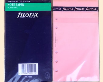 Filofax Original refill for Personal format diary organizer in various colors, vintage diary refills, additional diary sheets