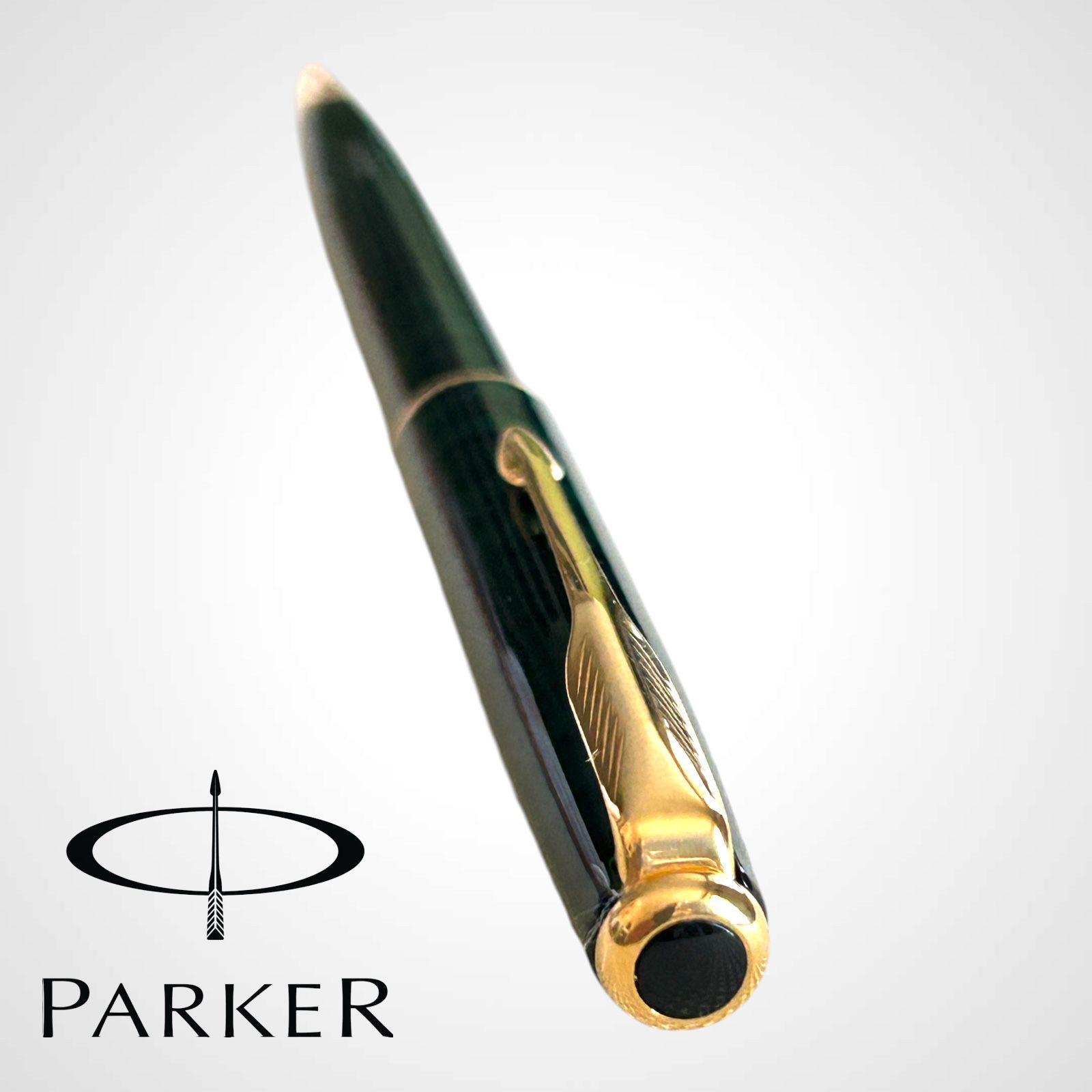 Parker Sonnet Deep Green Ballpoint Pen 14K Gold Dimonite G Laque