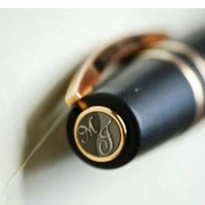 Visconti My Pen System 2 lettere per Personalizzare La Penna oro/argento, iniziali magnetiche d'epoca per stilografica, iniziali collezione
