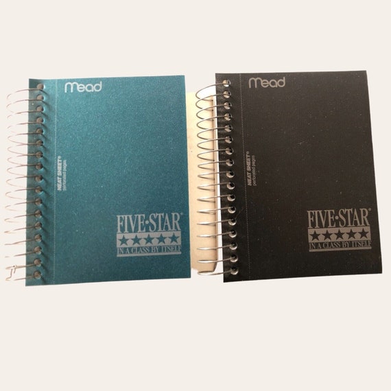 F②TOMICALIMITED VINTAGENEOF355berlinetta Mead Vintage Notebook Lot of 2 Squared Pieces Dimensions Cm