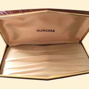 Cofanetto box Aurora  doppio Originale Anni 60, cofanetto per penne vintage, vintage pen case, custodia per penne retrò made in Italy