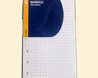 Filofax Original refill for Personal size diary organizer, vintage diary refills, additional diary sheets