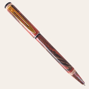 Penna a Sfera Waterman Forum Agorà Fantasia rosso, vintage Waterman ballpoint pen
