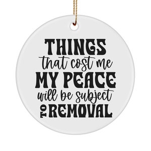 Inspirational Ornament for resilient moms, sisters, cousins, Confident Woman&#39;s Strength ornament, Novelty gift for Soul sister, Best friend