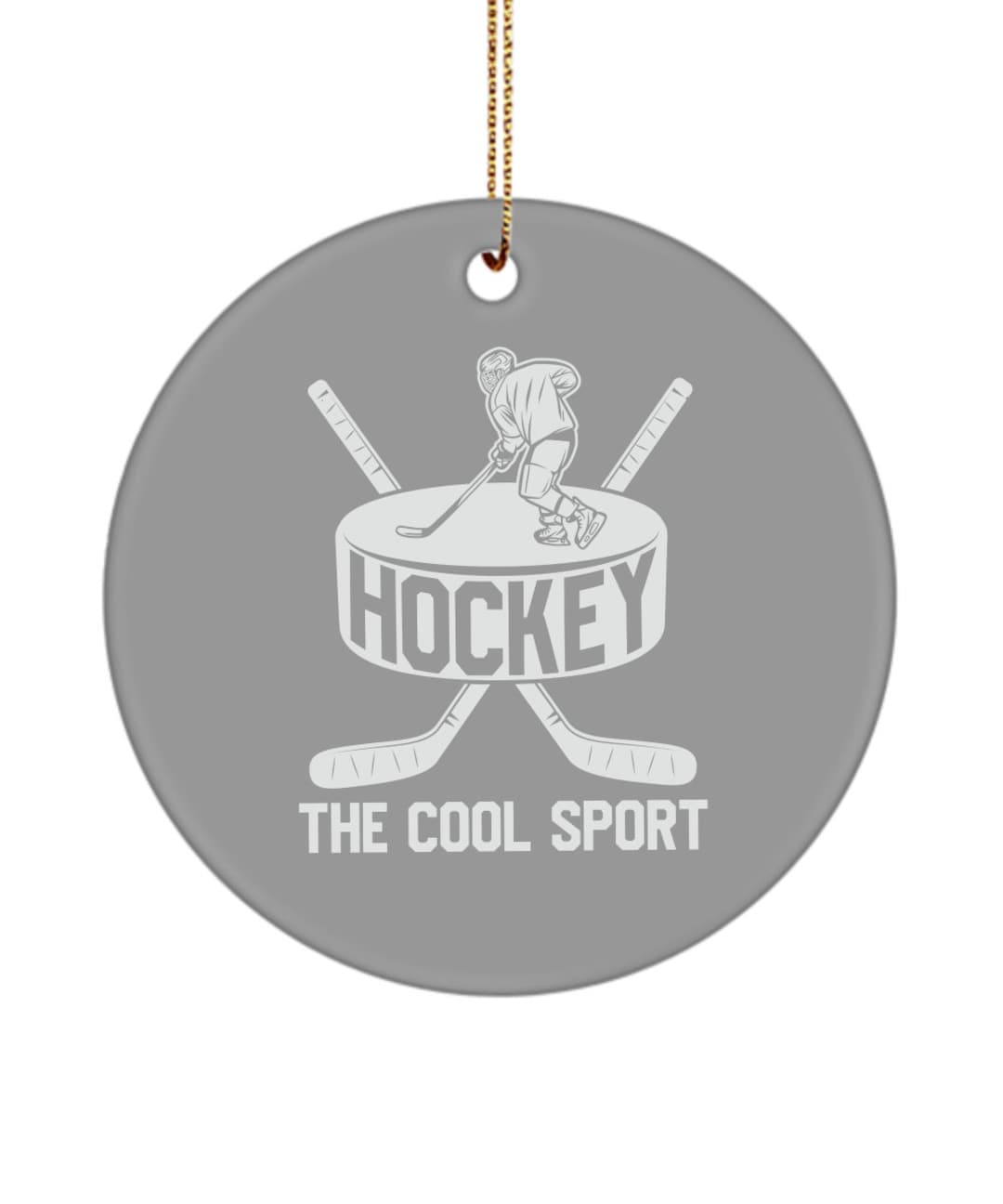Hockey Player Ornament Gifts for Hockey Moms, Dads, Girls Ice Hockey