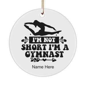 Girl Gymnast Ornament, Gymnastics Christmas Ornament 2023, Gymnastics Ornaments for Christmas Tree, Gymnastics Coach Gift, Gymnastics Mom