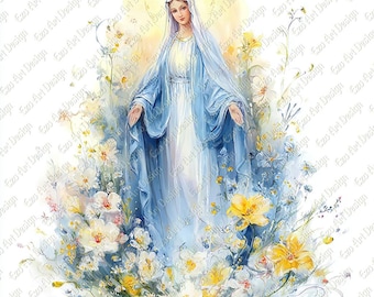 古いフランスの磁器製聖母マリア像 - Etsy 日本