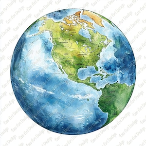 Globo terráqueo Clipart, 10 JPG de alta calidad, globo terráqueo, planeta Tierra, mapa del mundo Descarga digital, Kit de diario basura