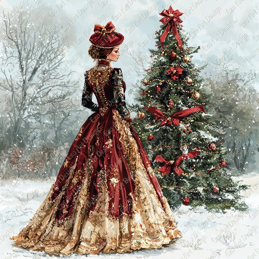 white christmas dresses Toddler Girl Santa Claus Christmas Dress main image 1