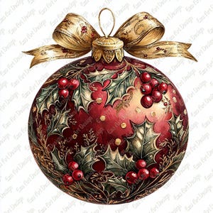 Clipart vintage boule de Noël, 10 JPG, téléchargement numérique, clipart imprimable boule de Noël victorien, travaux manuels de boule de Noël, fabrication de cartes, kit de journal indésirable