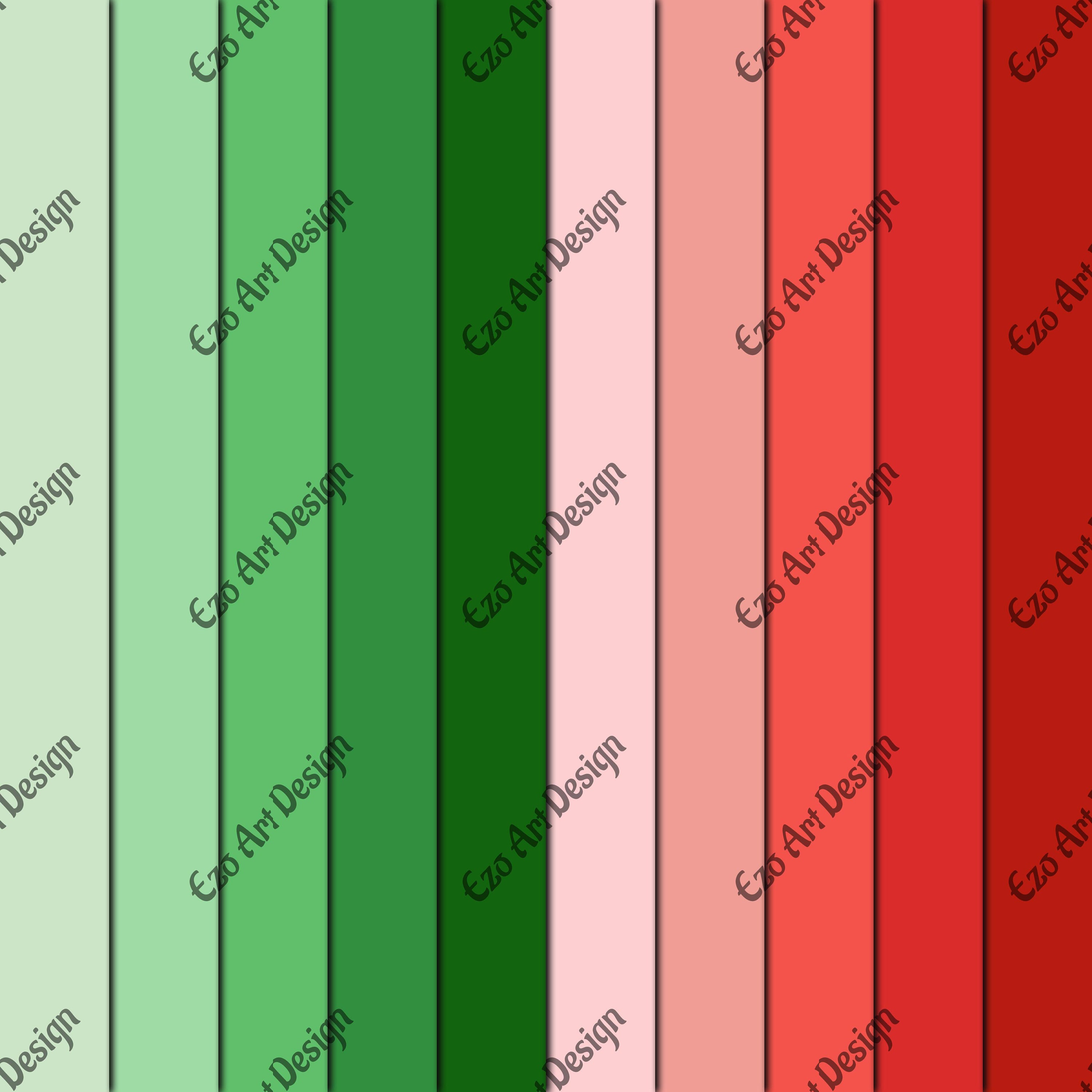 Solid Color Digital Paper Pack, 100 Plain Rainbow Scrapbook Papers ...