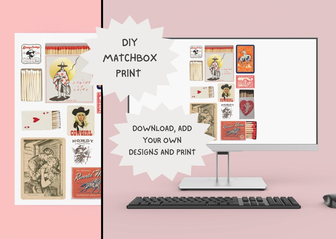 Matchbox Poster.pdf Matchbox Poster Template, Blank Matchbook Template, Blank Matchbook ...