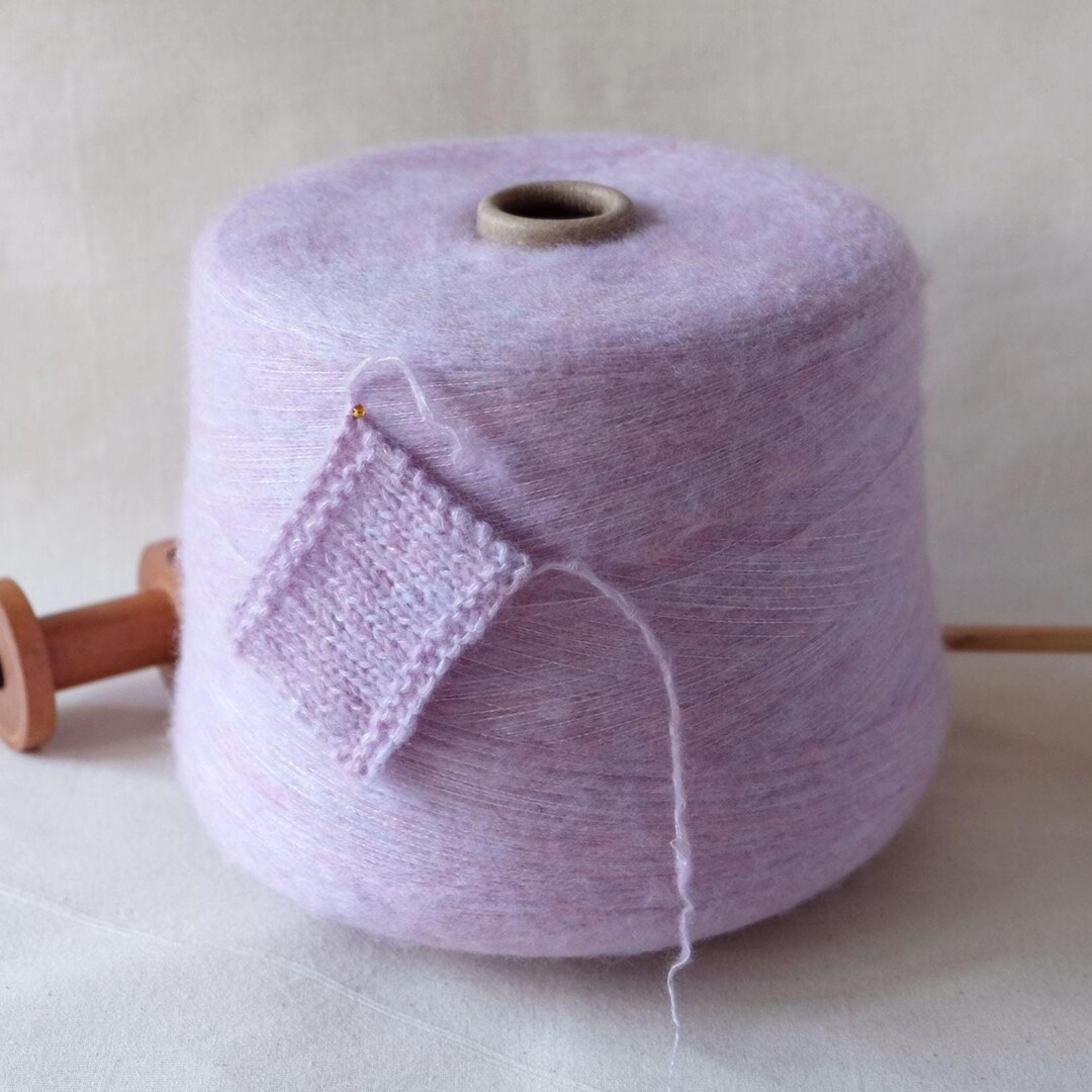 Fluffy Cashmere Silk 75/25 Luxurious Soft Brushed Yarn 1/12 Lace Weight ...