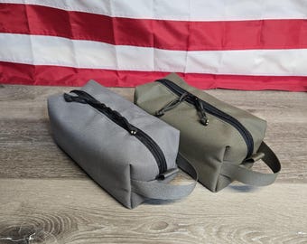 Large Toiletry Bag / Dopp Kit / EDC / Tool Pouch 1000D Cordura Box Bag