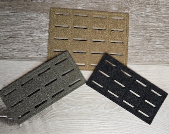 Loop-Faced PALS Panel – MOLLE Compatible Laser Cut Squadron Mounting Panel, Customizable Attachment Sew on