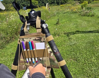 Dock Lite con panel de administración, organizador de trípode para tiro y caza