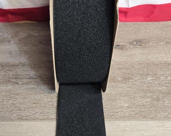 Bucle de velcro negro de nailon para coser de 4" cortado a medida