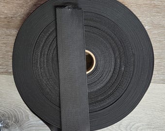 Elástico de nailon MIL-SPEC negro de 2" MIL-W-5664 cortado a medida