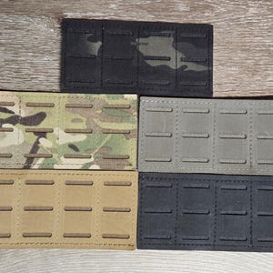 Hook-Backed PALS Panel – Laser Cut Squadron MOLLE Mounting Panel