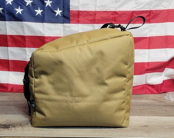 Positional Shooting Magnum Angled Support Bag (UNFILLED) Rifle Rest with Sling