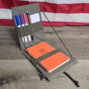 Admin Panel - Organizer for Tripod-Mounted PALS MOLLE Compatible Notepad Holder for Precision Shooting