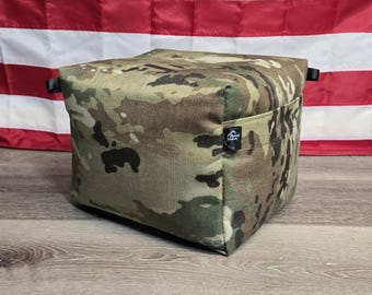 Bolsa de apoyo para tiro posicional (sin correas) / Soporte para rifle / Cordura impermeable 1000D / Ligera