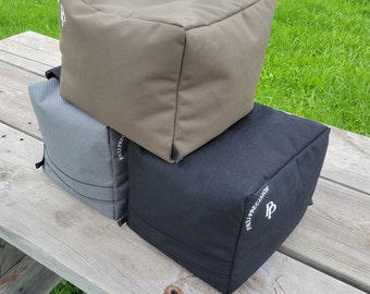 Bolsa de apoyo para tiro posicional (sin correas) / Soporte para rifle / Cordura impermeable 1000D / Ligera