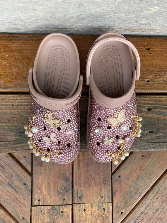 Custom Bling Crocs Made to Order Etsy UK
