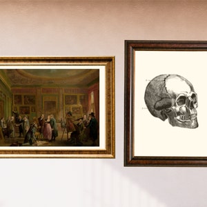Printable Dark Academia Gallery Wall SET | Antique Prints Gothic ...