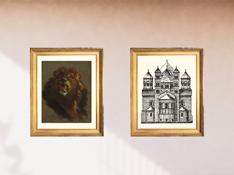 Printable Dark Academia Gallery Wall SET | Antique Prints Gothic ...