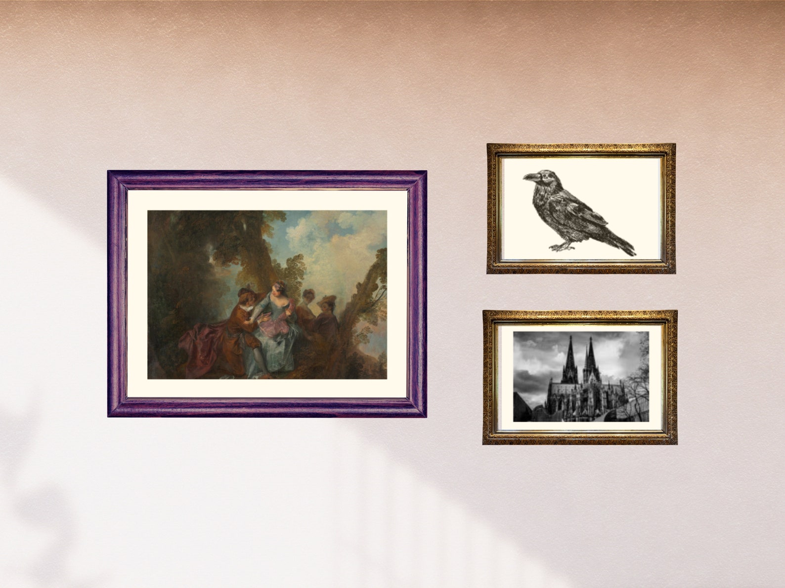 Printable Dark Academia Gallery Wall SET | Antique Prints Gothic ...