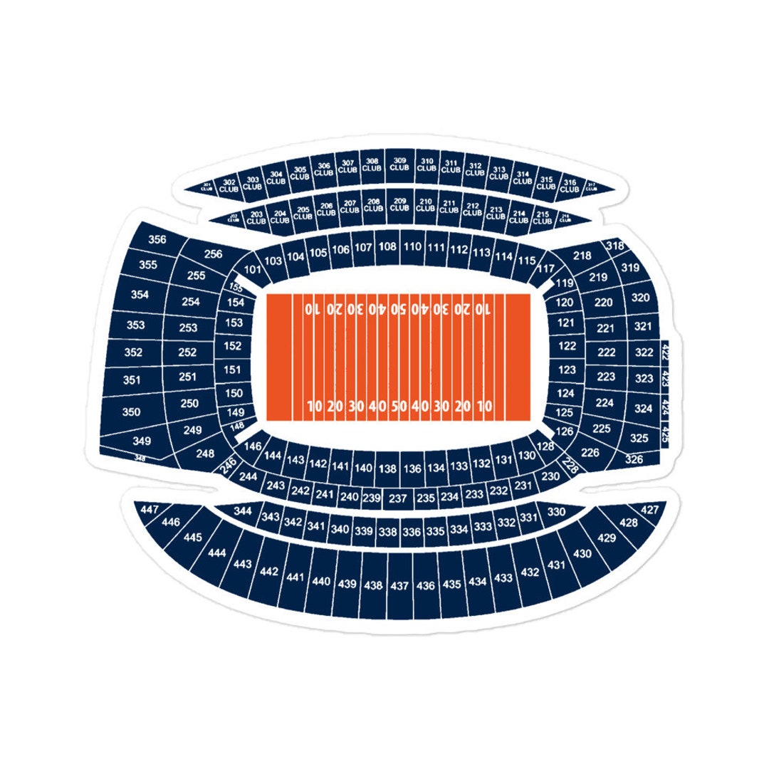 Chicago Bears Soldier Field Sticker Premium NFL Football Art Laptop