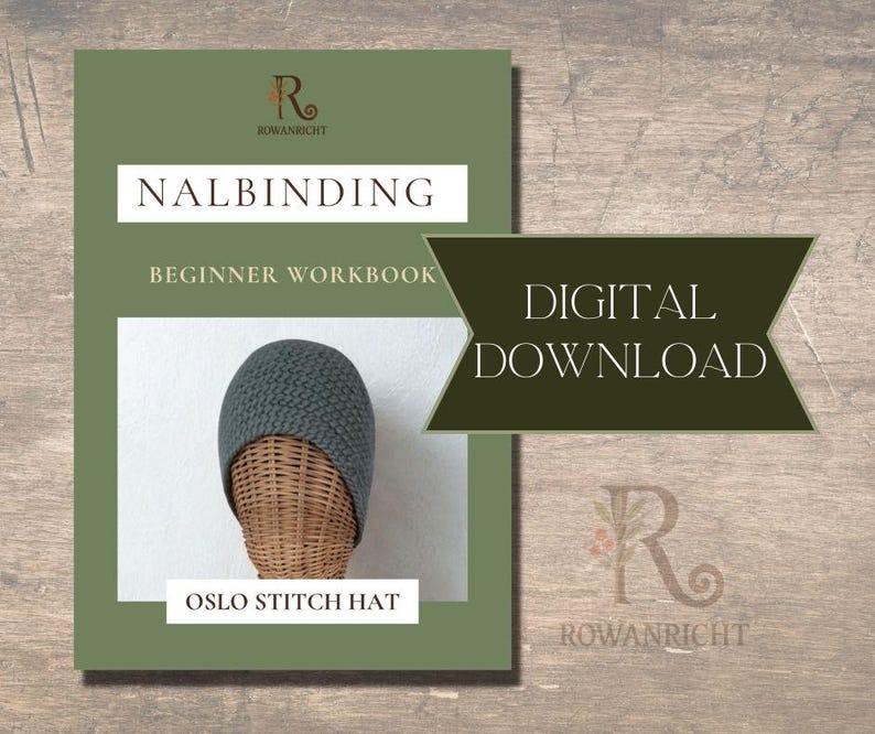 Nalbinding Guide for Beginners - Oslo Stitch Hat - Digital Download - Etsy