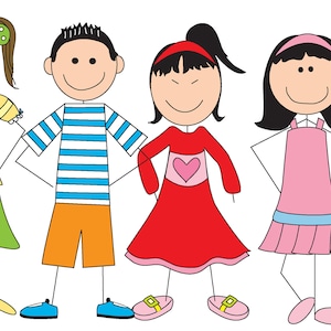 The Sticklies Kids Stick Figures