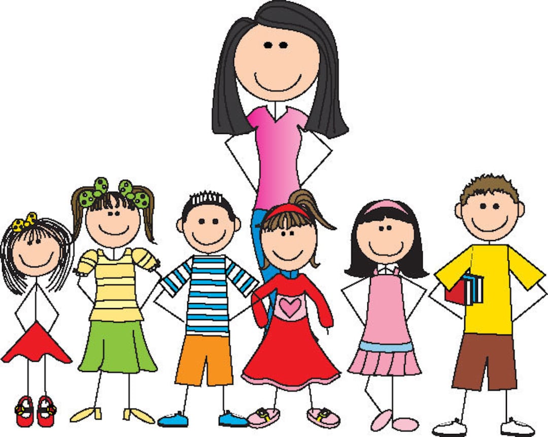 Stick Figure Teacher Clipart