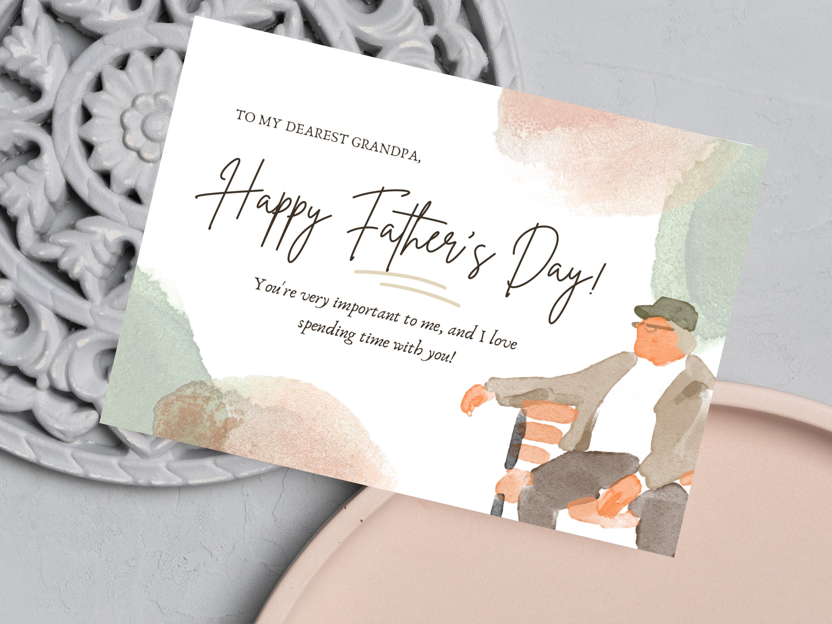 Grand Fathers Day Card Printable Fathers Day Card Fathers - Etsy Australia