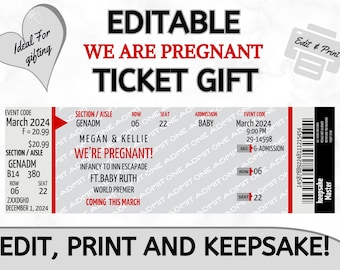 Pregnancy Announcement Keepsake | Pregnancy Announcement To Husband | Grandparent Pregnancy Announcement |  Pregnancy Announcement Digital