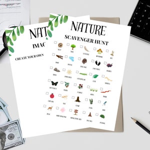 Printable Scavenger Hunt | Nature Scavenger Hunt | Outdoor Scavenger ...