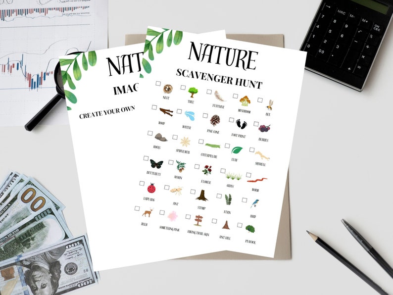 Printable Scavenger Hunt Nature Scavenger Hunt Outdoor Scavenger Hun ...