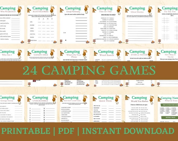 Camping Games | Camping Games Kids Families Adults | Camping Games ...
