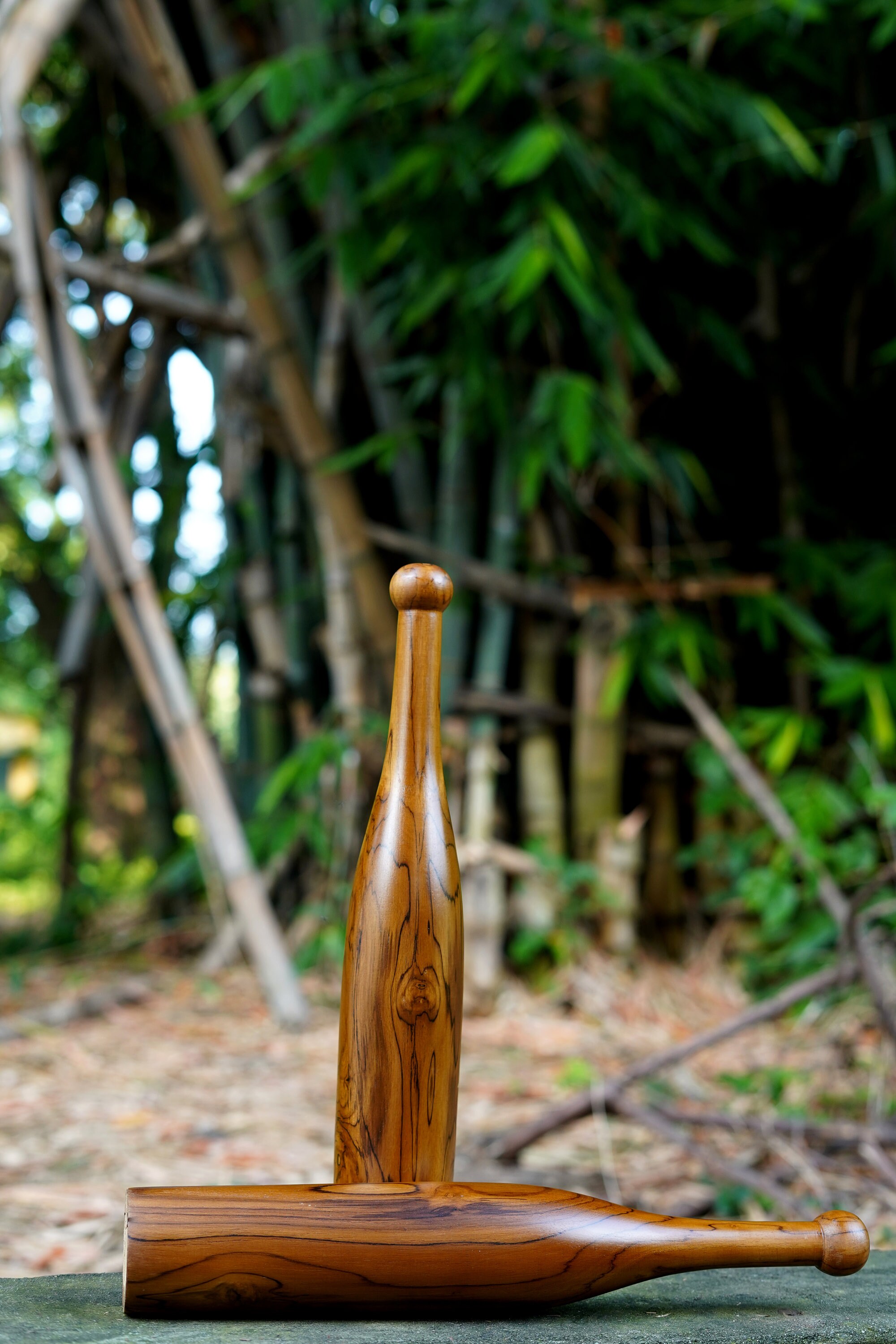 Massue Indienne En Bois 3 Kg - Club Bell En Bois Compressé Pour Fitness, Force Et Coordination