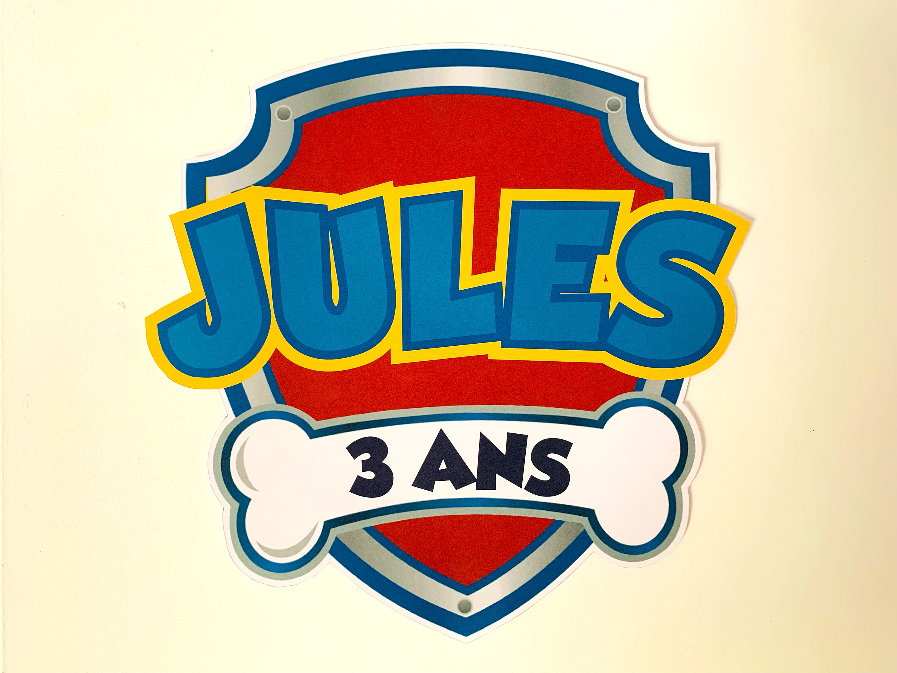 Écusson Anniversaire personnalisé Pat Patrouille - Etsy France