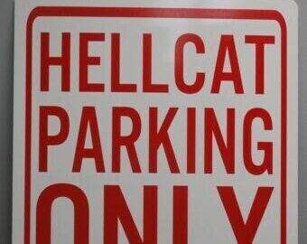 1964 Impala Parking Only Sign, 12x18 Metal, Chevy, Garage Man Cave