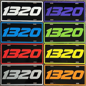 1320 Metall Nummernschild 6x12 Neuheit Tag Zeichen Geschenk